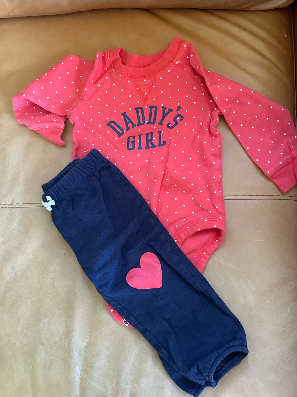 Carter's Coral Pink Infant Tee - Solid Color